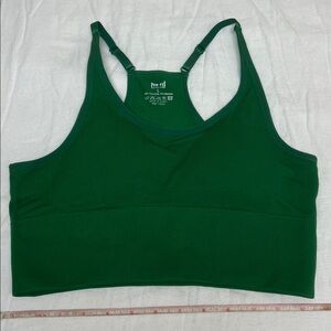 NWOT Green Sports Bra Pro-Fit Sz L